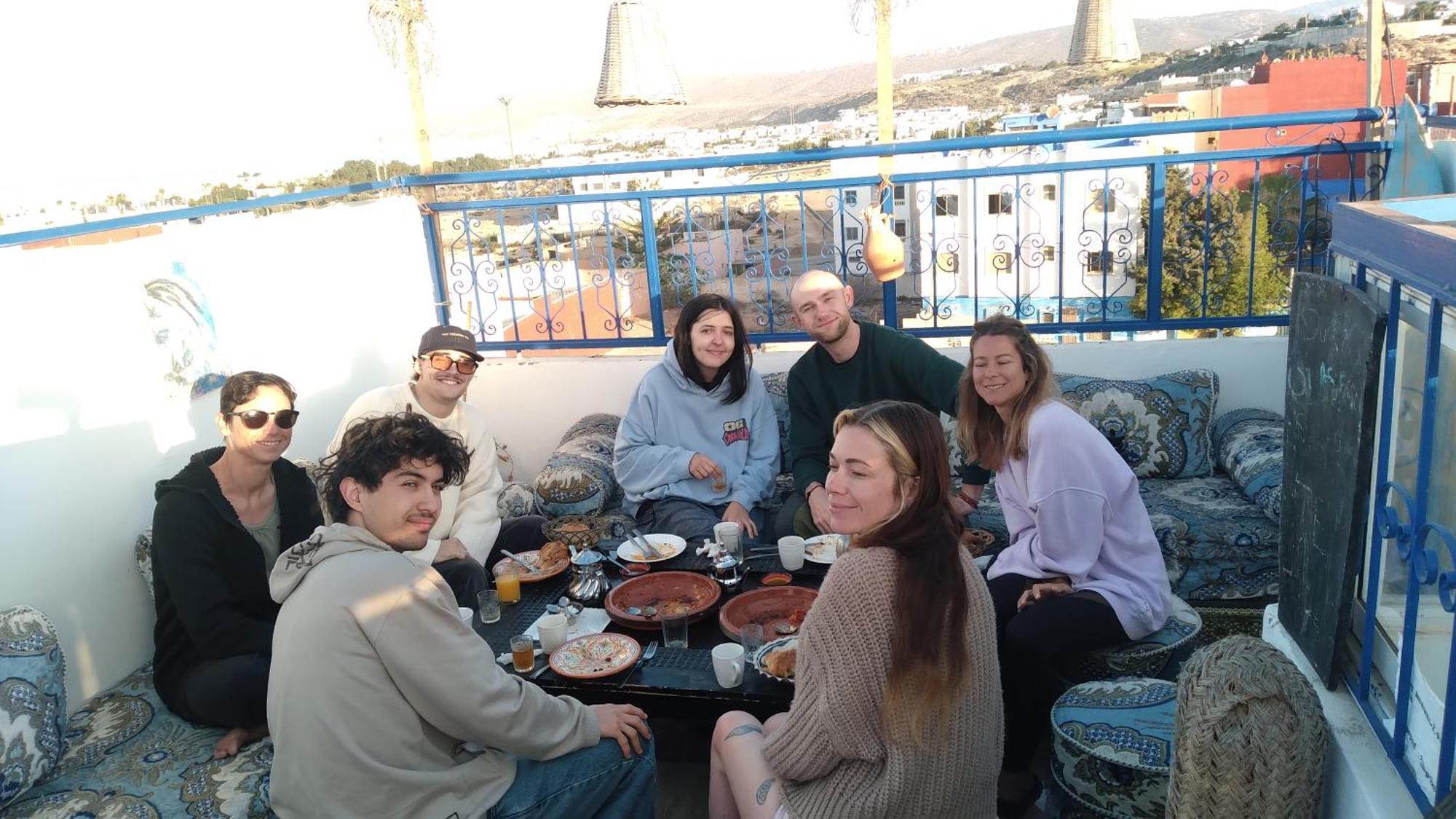 Idriss Tamraght Surfhostel Taghazout Zewnętrze zdjęcie